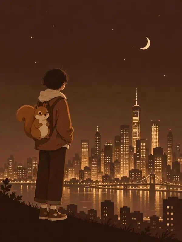 《一只松鼠的北漂》短剧封面海报 - 红果免费剧场